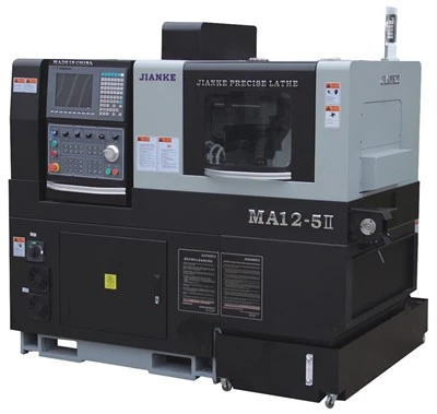 MA12-5Ⅱ Mesin Larik Swiss Cnc Swiss 5 Axis Spindle Ganda